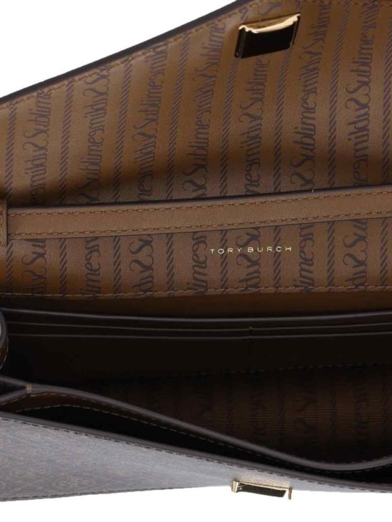 25FW 토리버치 T 모노그램 숄더백 165018200 Brown - TORY BURCH