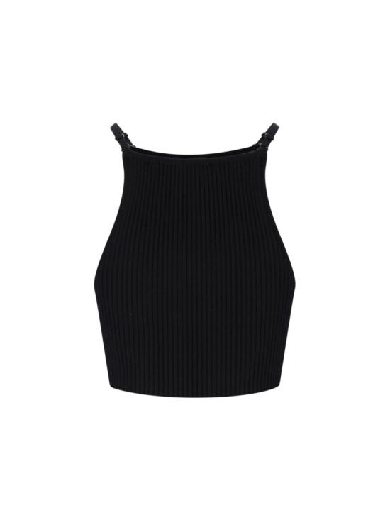 25SS 쿠레쥬 민소매 티셔츠 125MTO383FI00019999 Black - COURREGES