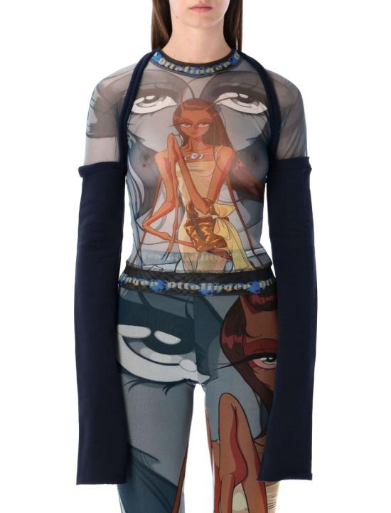 25FW 오토링거 긴팔 티셔츠 10110700901 Black