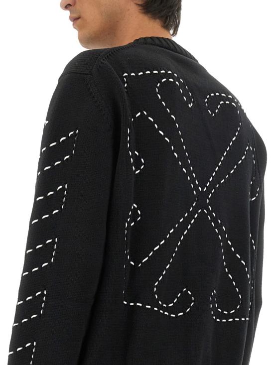  오프화이트 스웨터 OMHE172 F23KNI0011001 Black - OFF WHITE