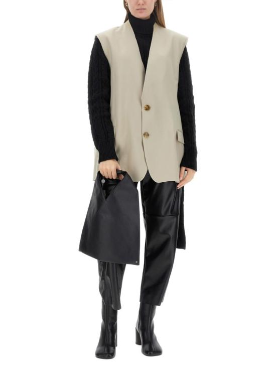  MM6 메종마르지엘라 베스트 S62FB0051 S78357212 Neutrals - MM6 MAISON MARGIELA
