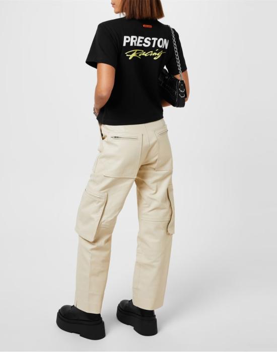 25SS 헤론 프레스톤 탑 HWAA032S23JER0081001 Black - HERON PRESTON