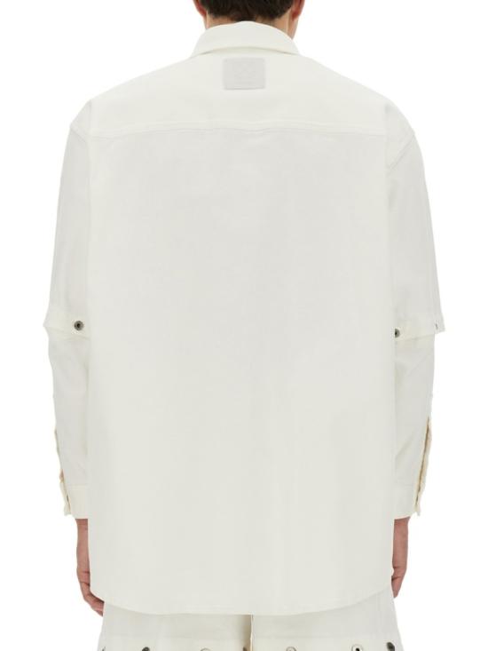  오프화이트 긴팔 셔츠 OMYD059 S24DEN0010202 White - OFF WHITE