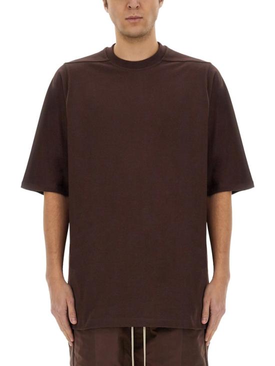  릭 오웬스 반팔 티셔츠 RU01E5249 BA14 Brown