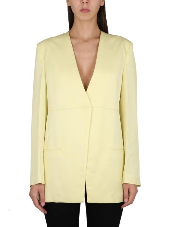  질샌더 수트 자켓 J02BN0120 J65090737 Yellow
