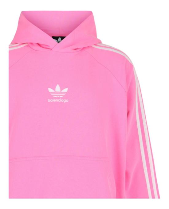  발렌시아가 후드 티셔츠 729322 TNVN2 5280 60848 1 Pink - BALENCIAGA