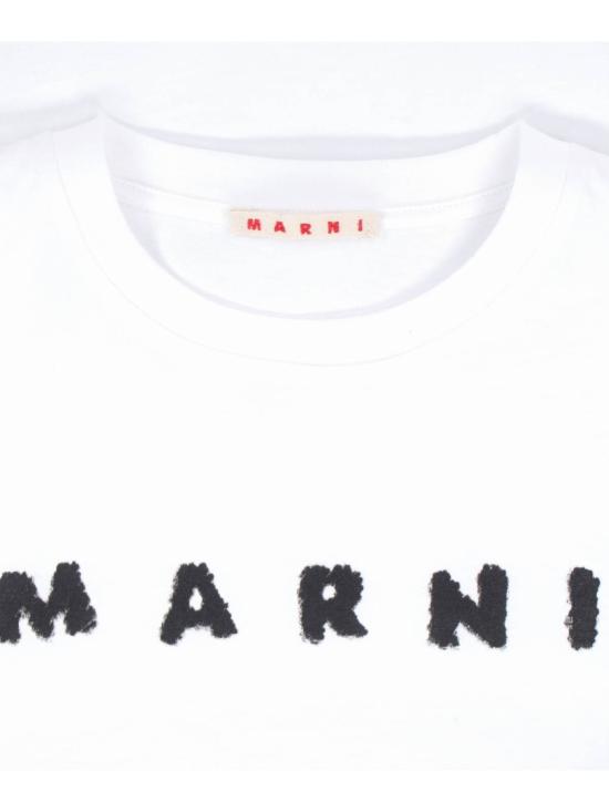 25FW 마르니 반팔 티셔츠 THJE0293P8 USCX42SLW01 White - MARNI