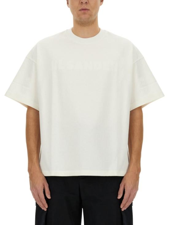 25SS 질샌더 반팔 티셔츠 J21GC0168 J20243102 White