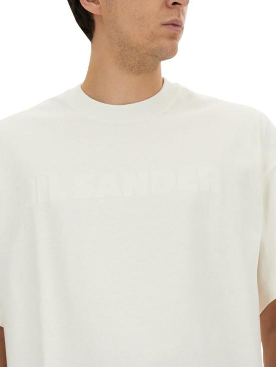 25SS 질샌더 반팔 티셔츠 J21GC0168 J20243102 White - JIL SANDER