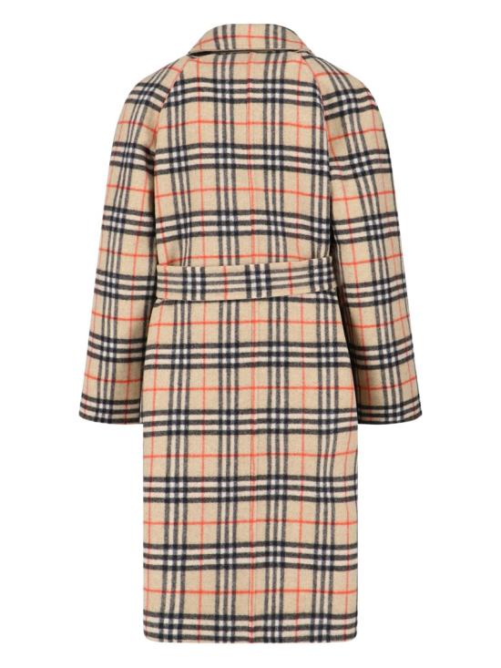 25FW 버버리 리버시블 울 랩 코트 8110900B9368 Neutrals - BURBERRY