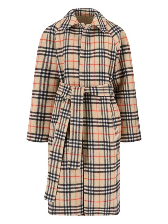 25FW 버버리 리버시블 울 랩 코트 8110900B9368 Neutrals - BURBERRY