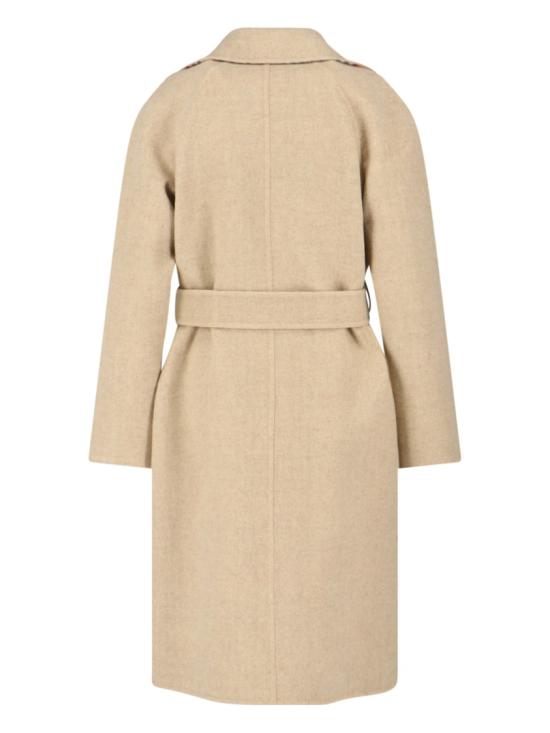 25FW 버버리 리버시블 울 랩 코트 8110900B9368 Neutrals - BURBERRY