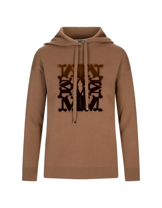 25FW 막스마라 긴팔 티셔츠 2521366222TADDEO013 Brown