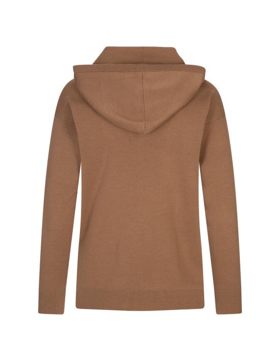 25FW 막스마라 긴팔 티셔츠 2521366222TADDEO013 Brown - MAX MARA