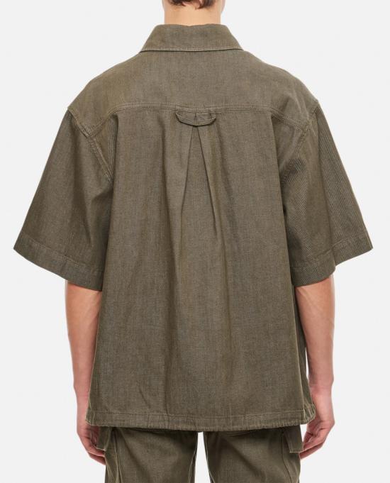  알렉산더 맥퀸 데님 셔츠 765524QYAAN3360 Green - ALEXANDER MCQUEEN