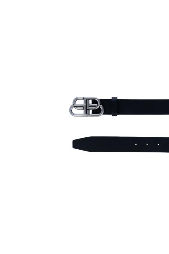 26FW 발렌시아가 BB 라지 레더 벨트 5703701CH0B 1000 - BALENCIAGA