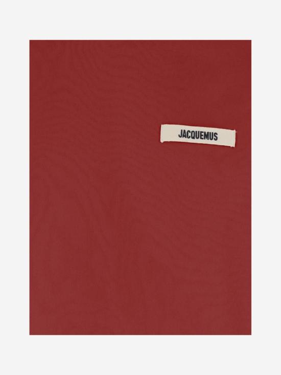 25FW 자크뮈스 후드 티셔츠 HOM00247AJ00126480 Burgundy - JACQUEMUS