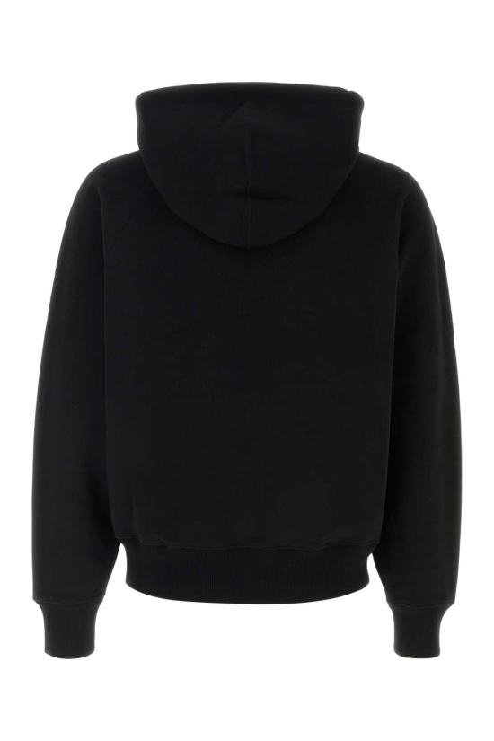 26FW 아미 후드 티셔츠 USW759 747 001 BLACK DOM - AMI