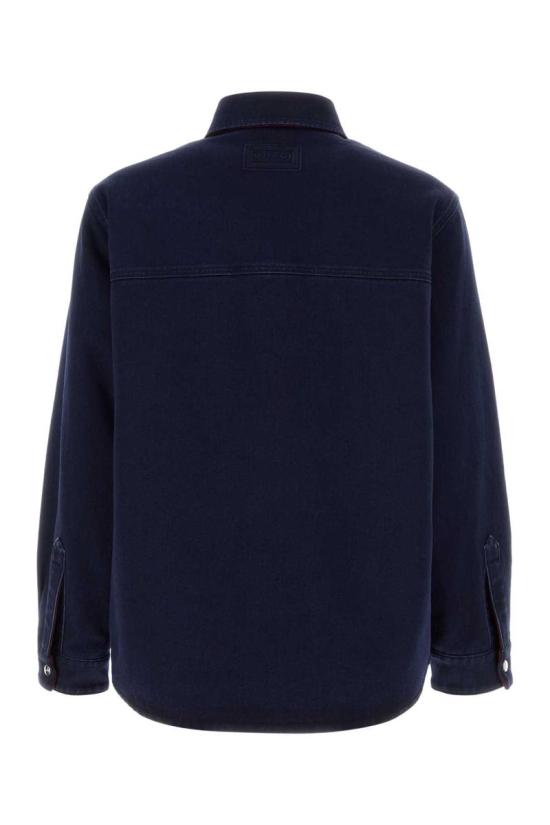 25FW 구찌 리버서블 데님 플란넬 셔츠 835282XDDB6 4447 BLUE - GUCCI