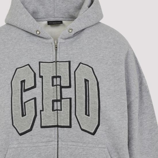 25FW 발렌시아가 터틀넥 833399 TSVP2 1300 GREY - BALENCIAGA