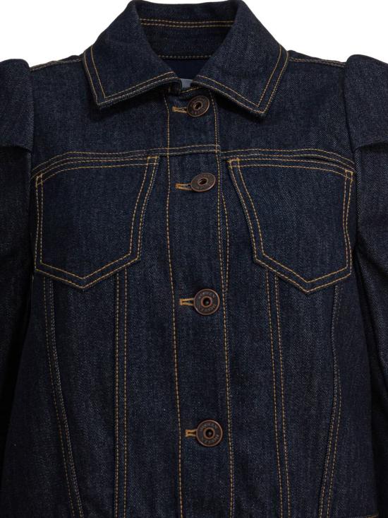 25FW 알렉산더 맥퀸 데님 자켓 847964QMADZ4098 BLUE - ALEXANDER MCQUEEN