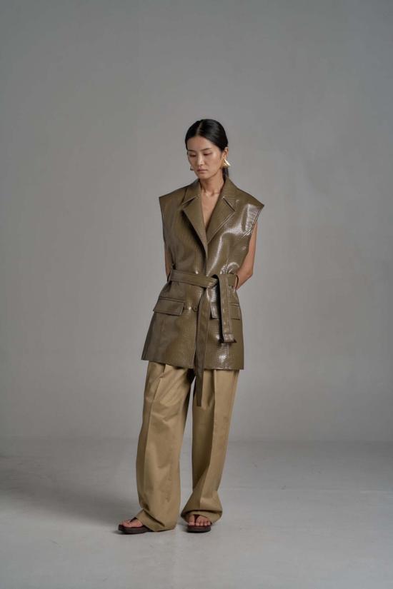  더 엔케이씨 스토어 가죽 자켓 Nkc 스토어 할리 조끼 - The NKC Store