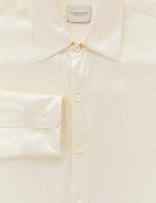  Comme Si 셔츠 La 셔츠 클래시카 실크 셔츠 - COMME SI