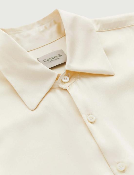  Comme Si 셔츠 La 셔츠 클래시카 실크 셔츠 - COMME SI