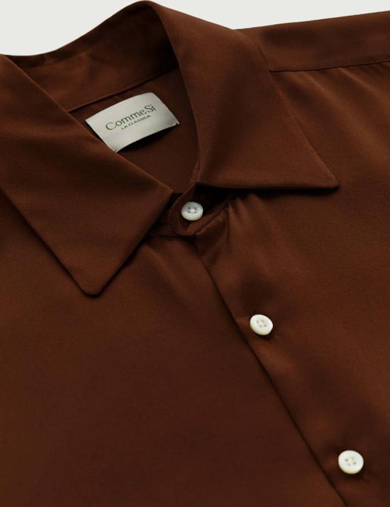 Comme Si 셔츠 La 셔츠 클래시카 실크 셔츠 - COMME SI