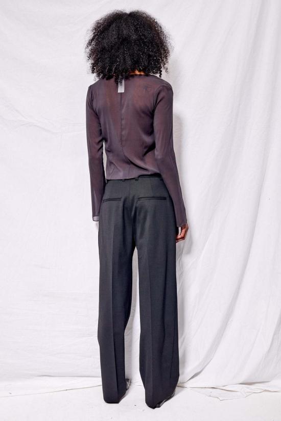  스튜디오 니콜슨 데님 팬츠 블랙 스트레이트 레그 팬츠 - STUDIO NICHOLSON