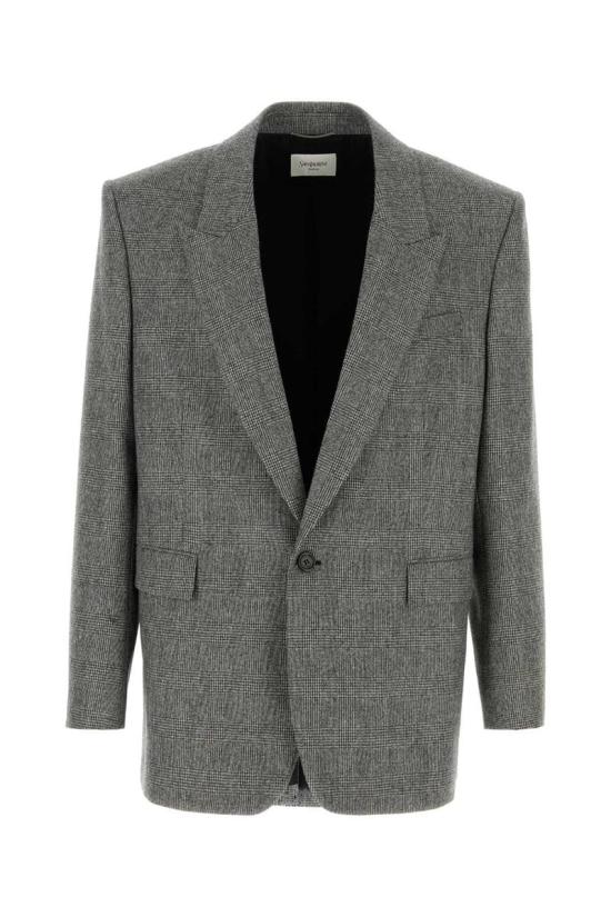 25FW 생로랑 수트 자켓 837196Y5H54 1095 NOIRCRAIE