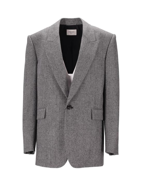 25FW 생로랑 수트 자켓 837196Y5H54 1095 NOIRCRAIE