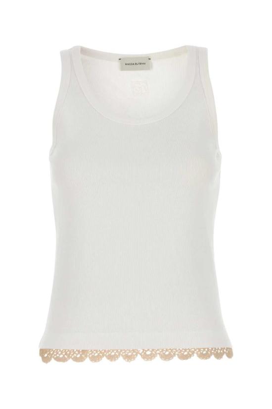 25FW 마그다뷰트림 블라우스 179725 WHITE