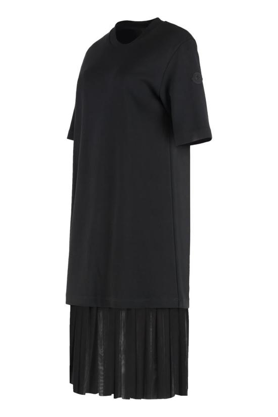 25FW 몽클레어 미디 원피스 K20938I0000889AHM 999 Black - MONCLER