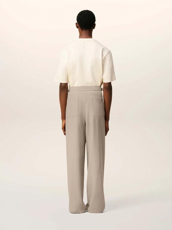 25FW 아미 수트 팬츠 HTR827WV0066229 WHITE COFFEE DOM - AMI