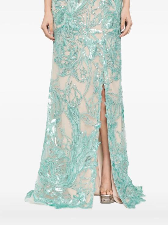  사이드 코베이시 롱 원피스 자수 롱드레스 - SAIID KOBEISY