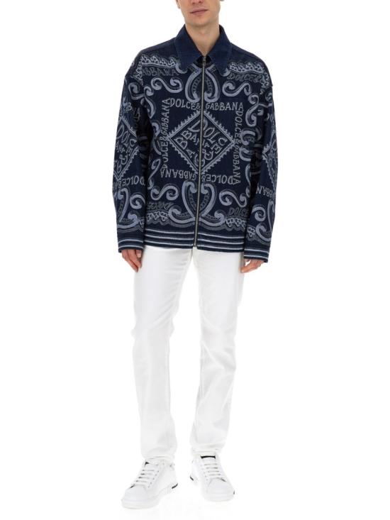  돌체앤가바나 스웨터 G9AUMD G8KM5S9001 Blue - DOLCE & GABBANA
