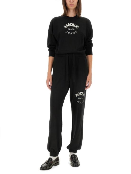 모스키노 스트레이트 팬츠 03808700 3555 Black - MOSCHINO