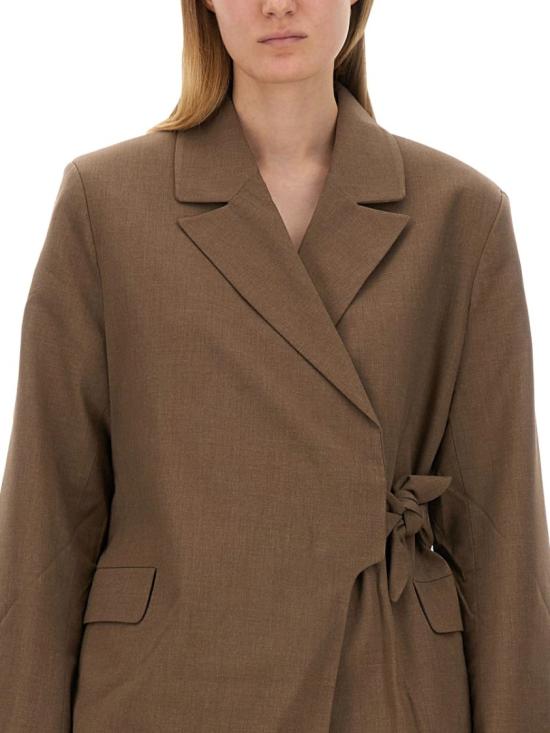  가니 자켓 F9278 886 Brown - GANNI