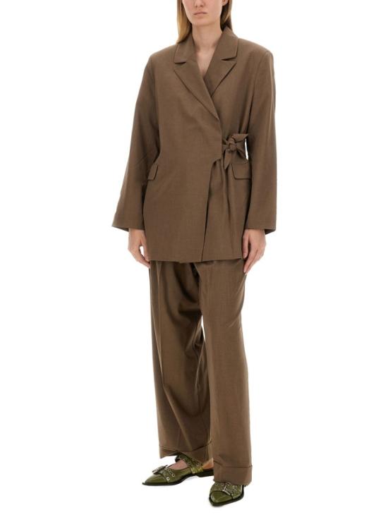  가니 자켓 F9278 886 Brown - GANNI