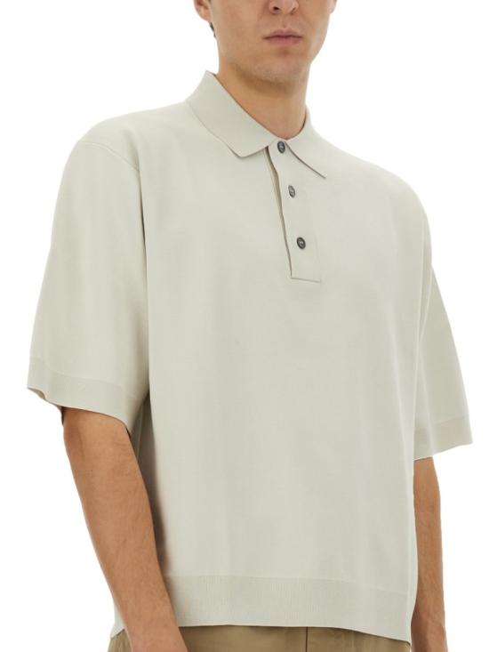 25SS 스튜디오 니콜슨 폴로 티셔츠 RICOSNM 1193 ICE Neutrals - STUDIO NICHOLSON