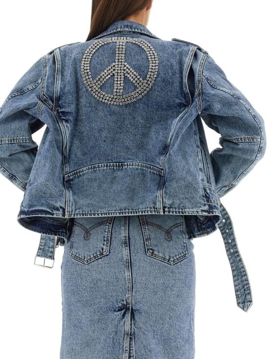  모스키노 데님 자켓 05098235 1281 Blue - MOSCHINO