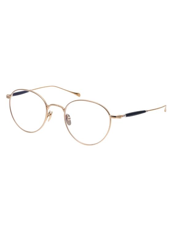 25FW 마수나가 안경 GMS 128T 21 GOLD NAVY BLUE - MASUNAGA