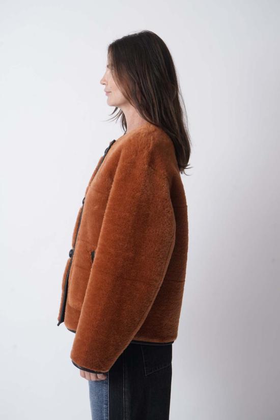  넘버 식스 가죽 자켓 No.6 닐스 리버시블 재킷 - NO.6