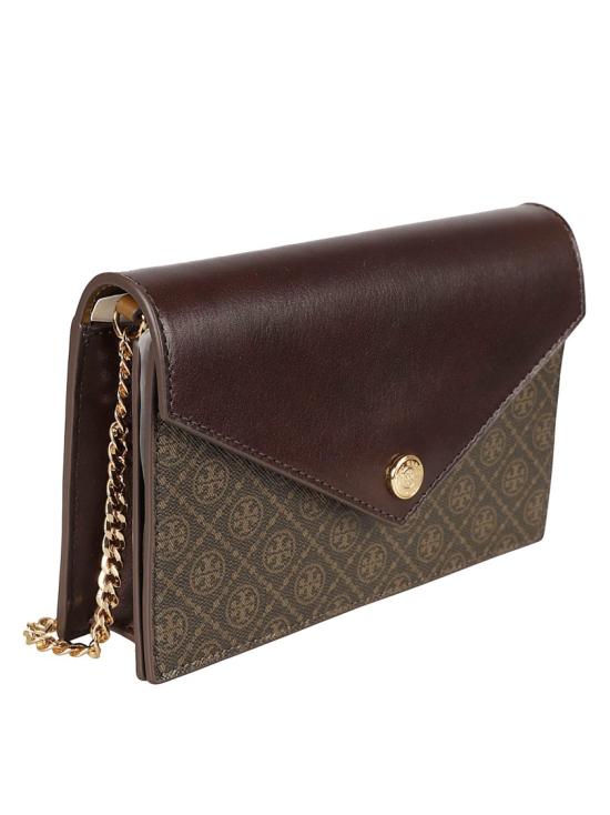 25FW 토리버치 T 모노그램 숄더백 165018 200 Brown - TORY BURCH