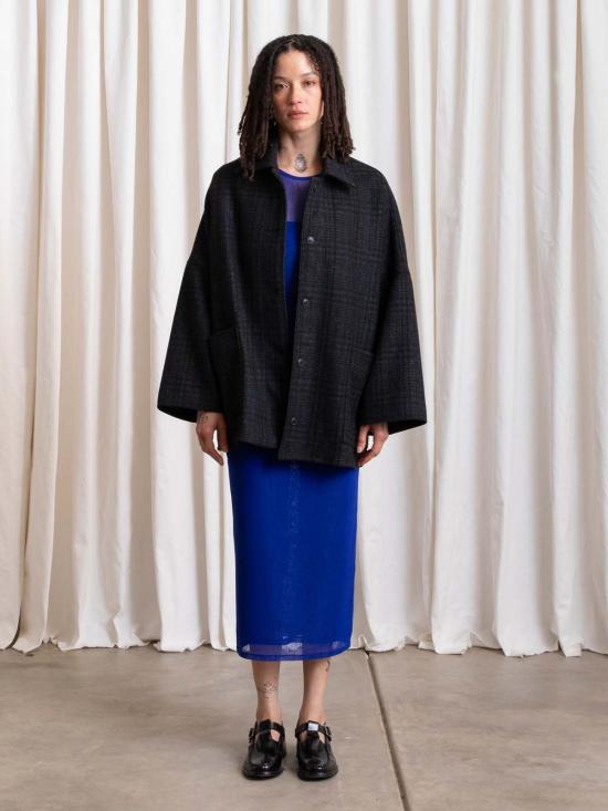  알리 골든 자켓 오버사이즈 울 셔츠 재킷 - ALI GOLDEN