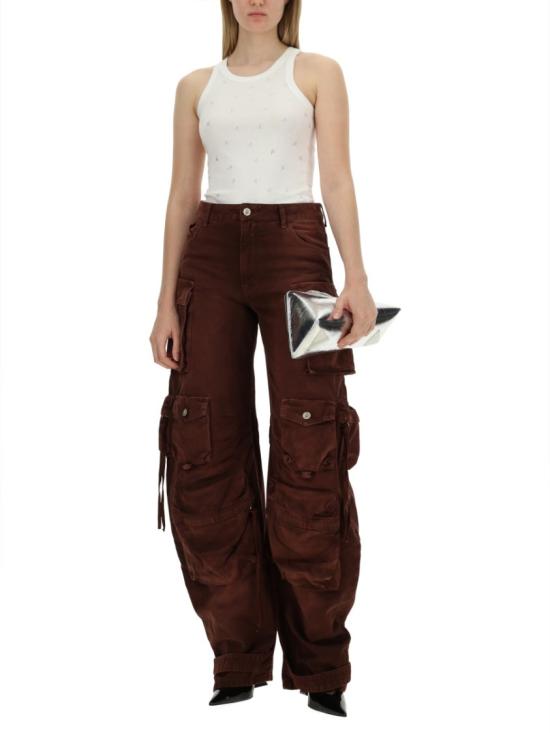  디 아티코 민소매 티셔츠 247WCT276 J051L480 White - THE ATTICO