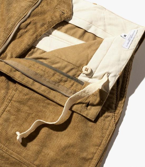  엔지니어드가먼츠 숏팬츠 Engineered Garments Fatigue Short 카키 14 W 코듀로이 - ENGINEERED GARMENTS