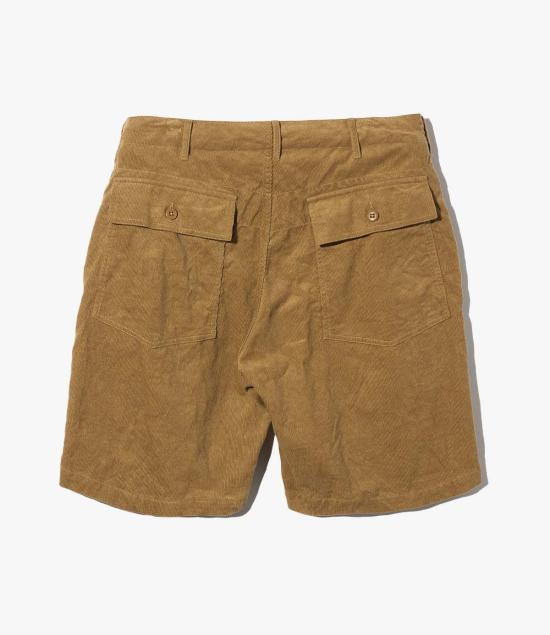  엔지니어드가먼츠 숏팬츠 Engineered Garments Fatigue Short 카키 14 W 코듀로이 - ENGINEERED GARMENTS