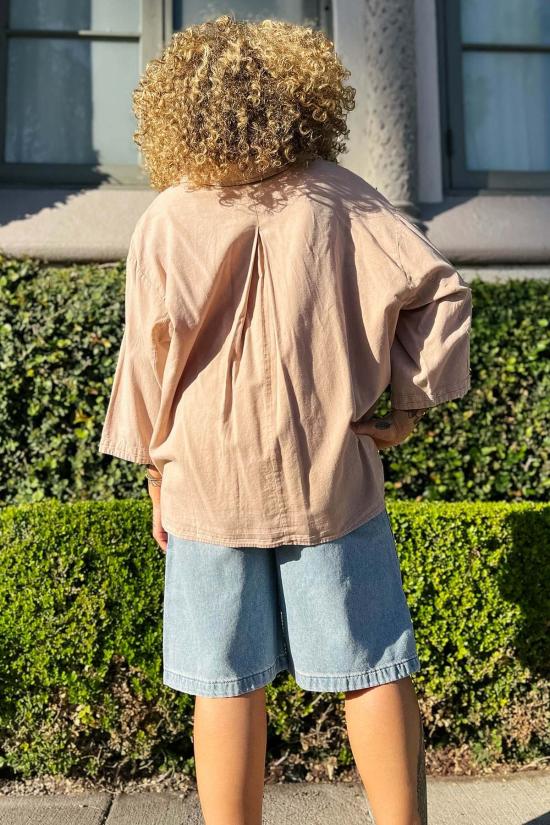  피스톨라 데님 숏팬츠 카터 하이라이즈 유틸리티 숏 - PISTOLA